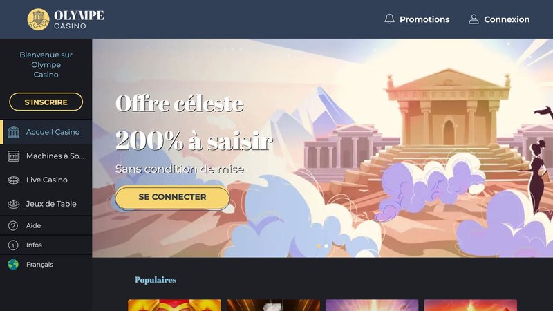Découvrez les Nouveautés de l'Olympe Casino : Un Monde de Loisirs En Ligne, olympe casino france